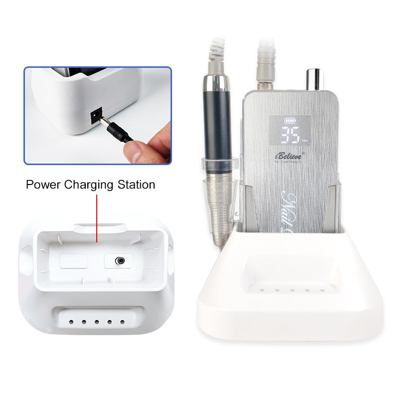 Benefie' Professional Rechargeable Electric Nail Drill 35Krpm