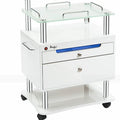 Benefie' Pro Multipurpose Professional Beauty Trolley with built in Sterilizer Draw and magnifying lamp post