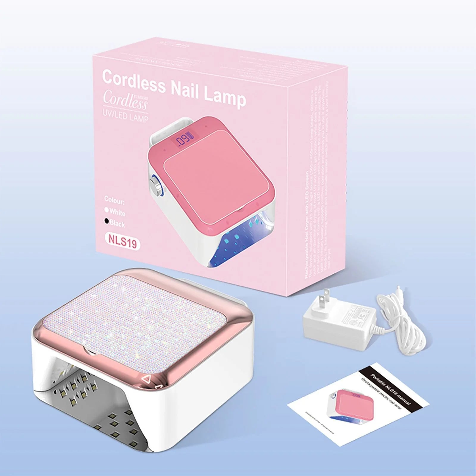 Cordless Nail Lamp with Smart Features NLS19